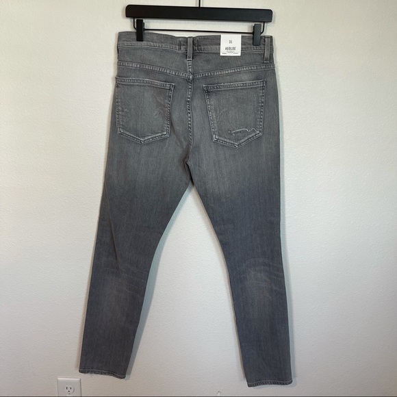 NWT Agolde Mens Splinter Toothpick Skinny Distressed Colorado Gray 31 - Picture 4 of 11